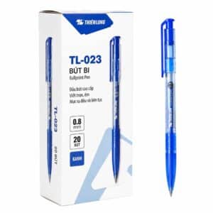 Bút Bi TL-023 Thiên Long – Chính Hãng, Viết Êm Tay, Mực Đều Suốt Từng Nét Chữ