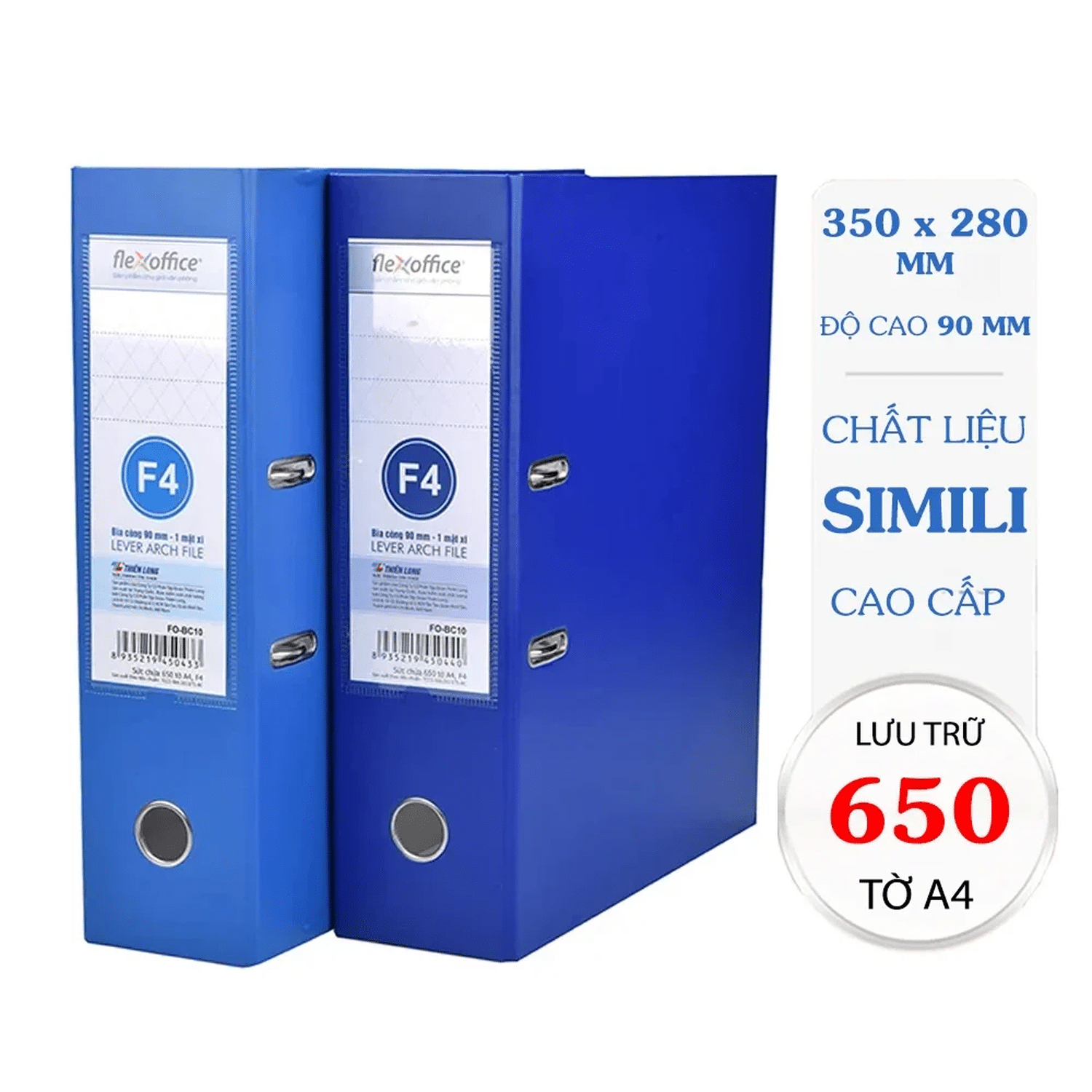Hình ảnh sản phẩm Bìa còng Flexoffice 90F4 FO-BC10 - Bìa còng Flexoffice 90F4 FO-BC10