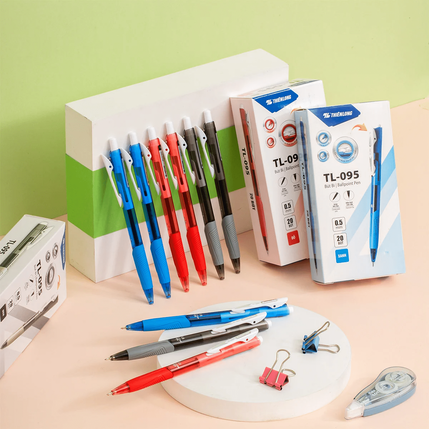 Hình ảnh sản phẩm Bút Bi Thiên Long TL-095 - Bút Bi Thiên Long TL-095