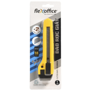 Hình ảnh sản phẩm Dao rọc giấy Flexoffice FO-KN02B - Dao rọc giấy Flexoffice FO-KN02B