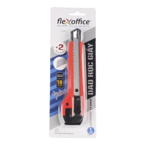 Hình ảnh sản phẩm Dao rọc giấy Flexoffice FO-KN04B - Dao rọc giấy Flexoffice FO-KN04B