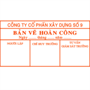 Hình ảnh sản phẩm Dấu bảng vẻ hoàn công - Dấu bảng vẻ hoàn công