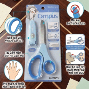 Hình ảnh sản phẩm Kéo có nắp Campus SC-54AC-B - Kéo có nắp Campus SC-54AC-B