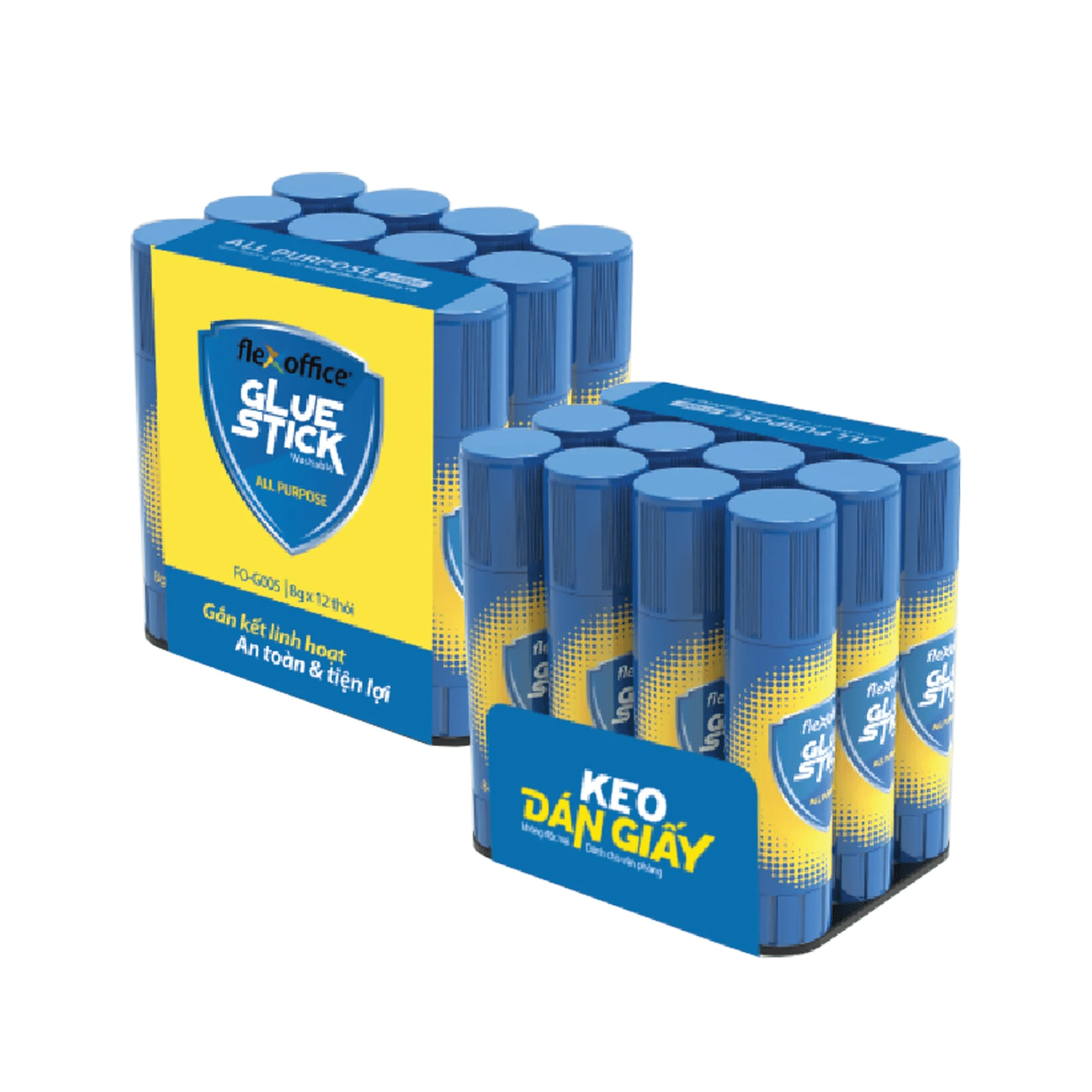 Hình ảnh sản phẩm Keo khô FlexOffice trắng FO-G005 - Keo khô FlexOffice trắng FO-G005