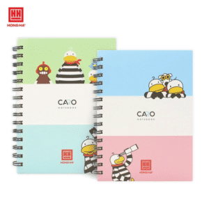 Hình ảnh sản phẩm Sổ lò xo kẻ caro 200 trang A5 Hồng Hà Oringa - Sổ lò xo kẻ caro 200 trang A5 Hồng Hà Oringa