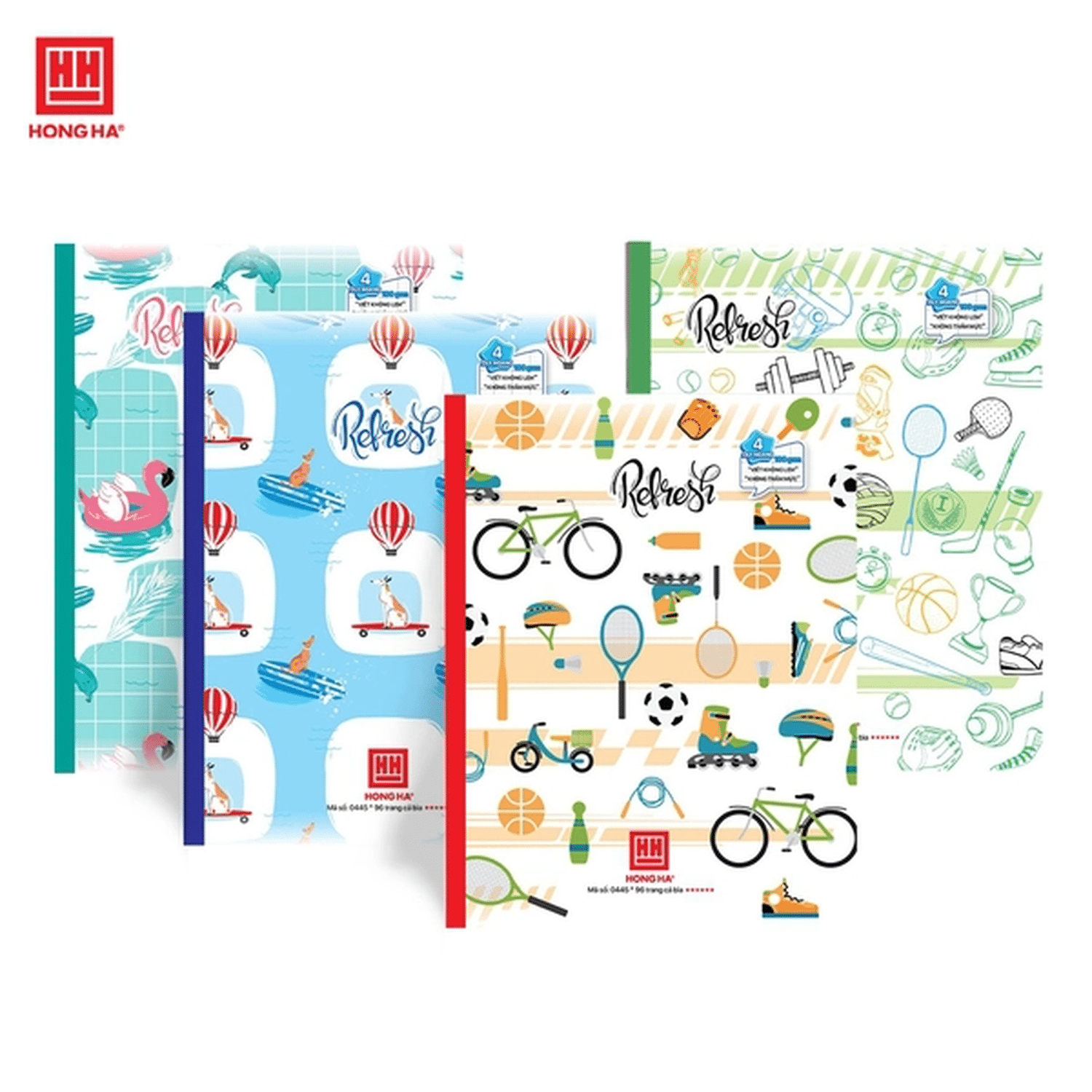 Hình ảnh sản phẩm Vở 4 ly ngang 96 trang Hồng Hà Class Refresh - Vở 4 ly ngang 96 trang Hồng Hà Class Refresh
