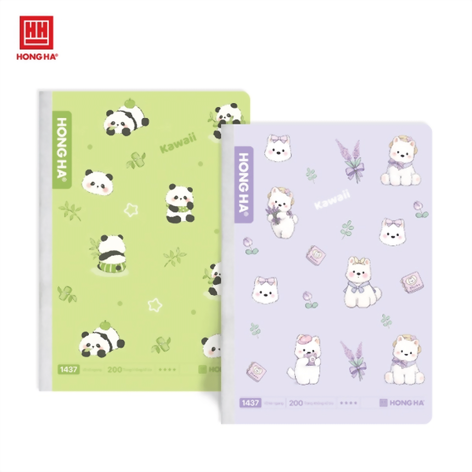Hình ảnh sản phẩm Vở kẻ ngang 200 trang Study Kawaii Hồng Hà - Vở kẻ ngang 200 trang Study Kawaii Hồng Hà