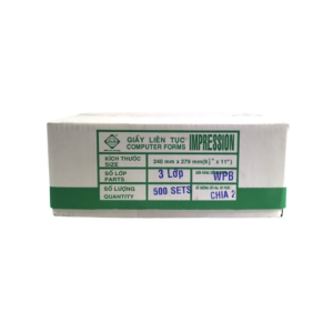 Hình ảnh sản phẩm Giấy in liên tục Liên Liên Sơn - Giấy in liên tục Liên Sơn 3 liên chia 2 F4