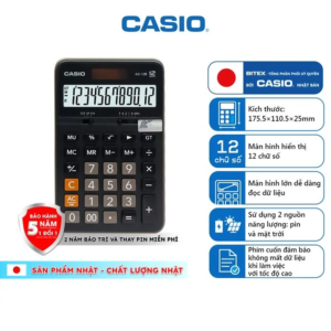 Hình ảnh sản phẩm Máy tính điện tử để bàn Casio AX-12B - Máy tính Casio AX-12B