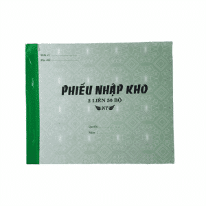 Hình ảnh sản phẩm Phiếu nhập kho Nhã Yến 16x20cm 2 liên 50 bộ A5 - Phiếu nhập kho Nhã Yến 16x20cm 2 liên 50 bộ A5