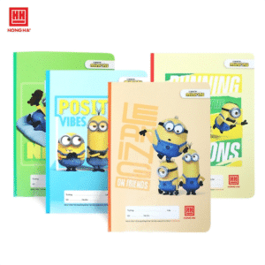 Hình ảnh sản phẩm Vở 4 ô ly 80 trang Hồng Hà School Minions - Vở 4 ô ly 80 trang Hồng Hà School Minions