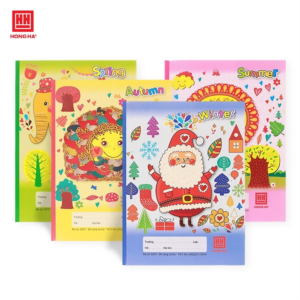 Hình ảnh sản phẩm Vở học sinh 5 ô ly Hồng Hà 0373 96trang - Vở 5 ô ly 96 trang Hồng Hà Class Bốn mùa